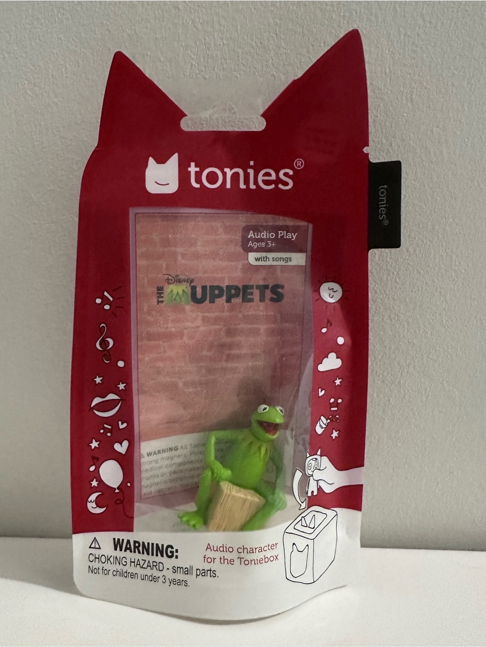 New The Muppets Kermit Audio Character - Red Packaging